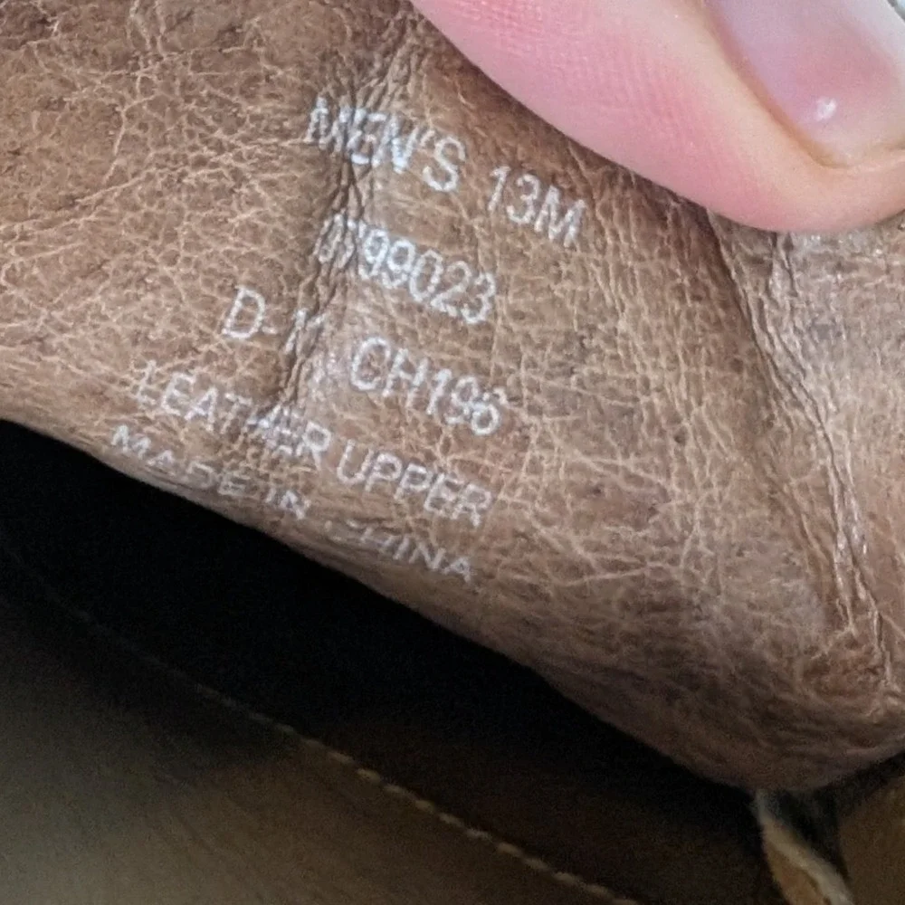 Sperry Top-Sider Billfish Men's 13M Tan Leather Mesh Boat Shoes 0199023